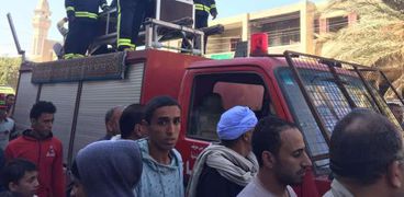 بالصور| تشييع جثمان أحد شهداء "كمين الغاز" في مسقط رأسه ببني سويف