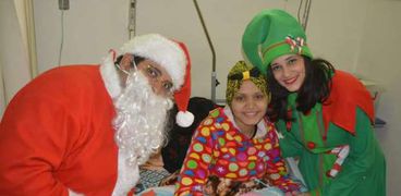 بابا نويل فى مستشفى شبرا