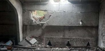 آثار قصف روسي على «سومي» - صورة أرشيفية