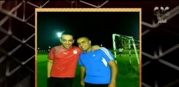 الشهيد عمرو صلاح مع رامي جمال