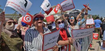 احتجاجات سابقة ضد إخوان تونس وراشد الغنوشي
