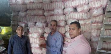 صورة حملة تموينية تضبط 49 طن أرز تمويني غير مطابق للمواصفات بالفيوم