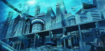 مدينة تحت الماء - تخيلية