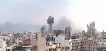 قصف صواريخ الاحتلال بالمناطق الفلسطينية