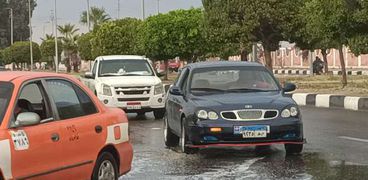 تساقط الأمطار على محافظة الإسماعيلية