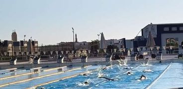 استعدادات بطولة كأس مصر للسباحة ببورسعيد