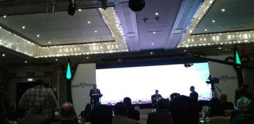 هشام توفيق، وزير قطاع الاعمال العام خلال فاعليات المؤتمر