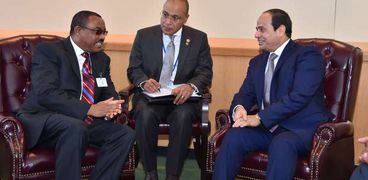 السيسي ورئيس وزراء إثيوبيا