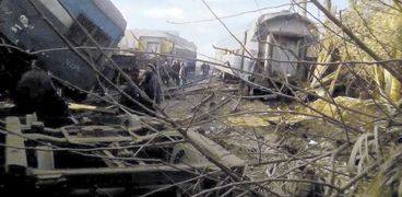 حادث القطار قضى على العشة التى كانت تؤوى أسرة «عم محمد»