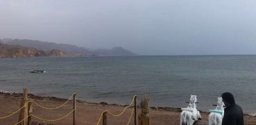 أمطار غزيرة على جنوب سيناء