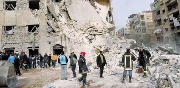 الدمار وشبح التقسيم يهدد سوريا بعد 5 سنوات من الثورة