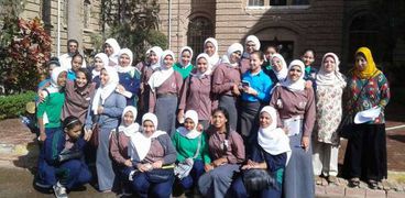 علوم الإسكندرية تستقبل طلاب  مدرسة محرم بك الإعدادى بنات