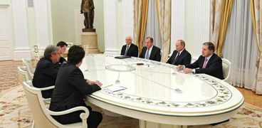 لقاء بوتين وأمين الأمم المتحدة في موسكو