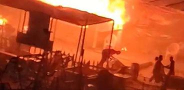 حريق في الإسكندرية