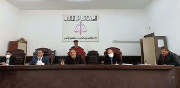 محكمة جنايات الفيوم برئاسة المستشار إيهاب سعيد