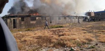 حريق بمزرعة دواجن فى كفر الشيخ