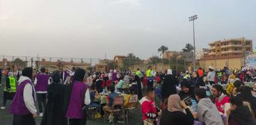 تنظيم إفطار جماعي بحي المساعيد بالعريش
