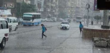 أمطار بالقاهرة
