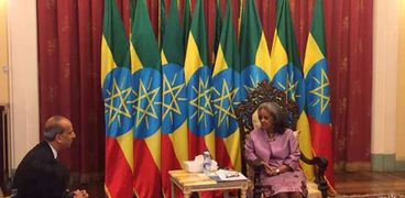 سفير مصر يؤكد لرئيسة إثيوبيا الحرص على التنسيق في قضايا القارة