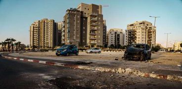 مدينة عسقلان الفلسطينية بعد القصف