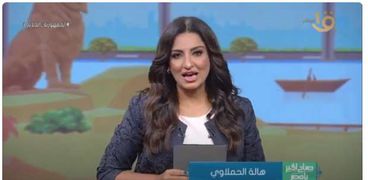الإعلامية هالة الحملاوي تستعرض حالة المرور