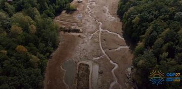 جانب من فيديوجراف مركز المعلومات حول جفاف الأنهار الأوروبية