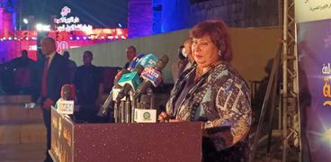 وزيرة الثقافة إيناس عبد الدايم تفتتح مهرجان القلعة الدولى الموسيقى والغناء