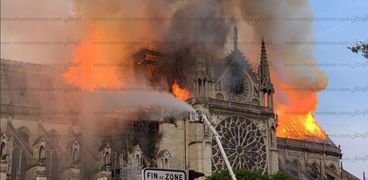 حريق كاتدرائية نوترادام بباريس