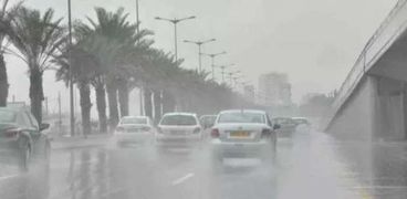 أمطار تضرب سواحل ومدن كفر الشيخ