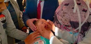 التطعيم ضد شلل الاطفال في سوهاج