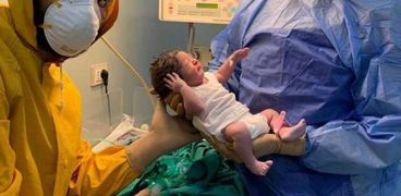 نجاح أول عملية ولادة قيصرية لمريضة كورونا بالغردقة