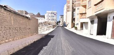 رصف شوارع في سمالوط