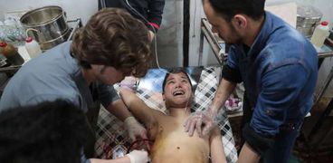 أحد ضحايا هجوم أدلب أمس