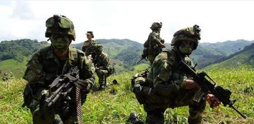 عناصر من الجيش الكولومبي