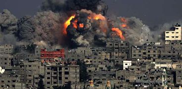 قصف الاحتلال الإسرائيلي لقطاع غزة - صورة أرشيفية