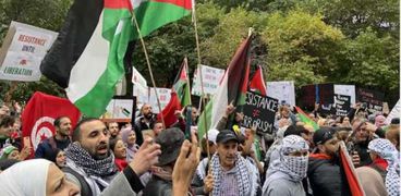 مظاهرات لدعم فلسطين في كندا