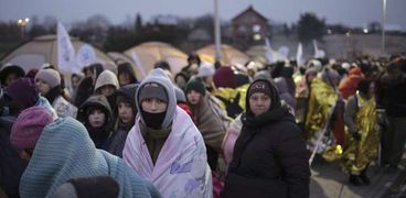لاجئين أوكرانيين على حدود بولندا- تعبيرية