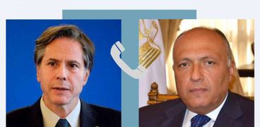 الاتصال بين وزير الخارجية المصري والأمريكي
