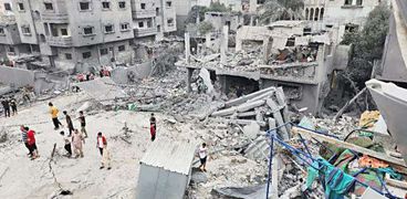 جانب من الدمار في غزة