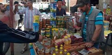 قافلة غذائية باسعار مخفضة فى كفر الشيخ