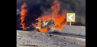 حادث طريق الجلالة .. صورة من الواقعة