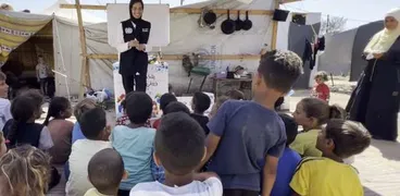 نور تعلم أطفال غزة