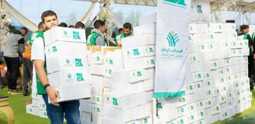 جهود التحالف الوطني للعمل الأهلي والتنموي في جمع وإيصال المساعدات لغزة