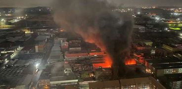 حريق جنوب أفريقيا
