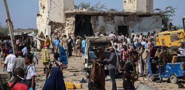آثار انفجار العاصمة الصومالية "مقديشو"