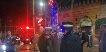 محافظ كفرالشيخ يتابع كسح مياه الأمطار بشوارع العاصمة ليلا