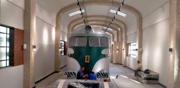 قطار الملك فاروق يصل متحف المنتزة بالإسكندرية