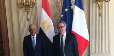 رئيس مجلس النواب يلتقى رئيس الجمعية الوطنية الفرنسية
