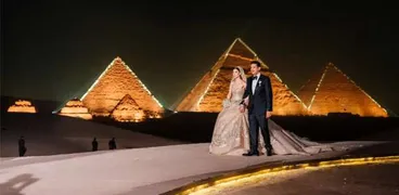 حفل زفاف شريف عبد الحليم ولميس عزازي