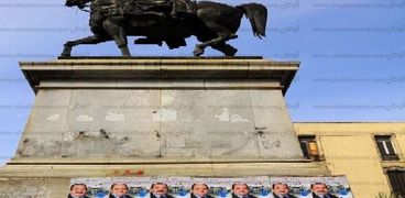 تمثال محمد على والى مصر فى الإسكندرية